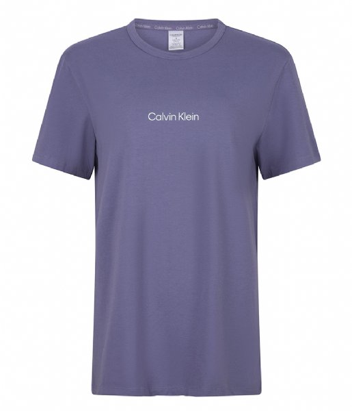 Calvin Klein T shirt Short Sleeve Crew Neck Bleached Denim (VDD)